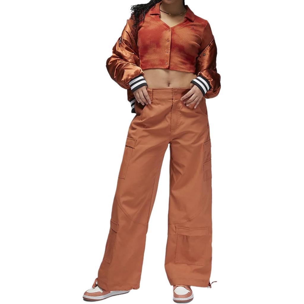 Jordan T Shirt Women's Gray Peach Red FN5403-209