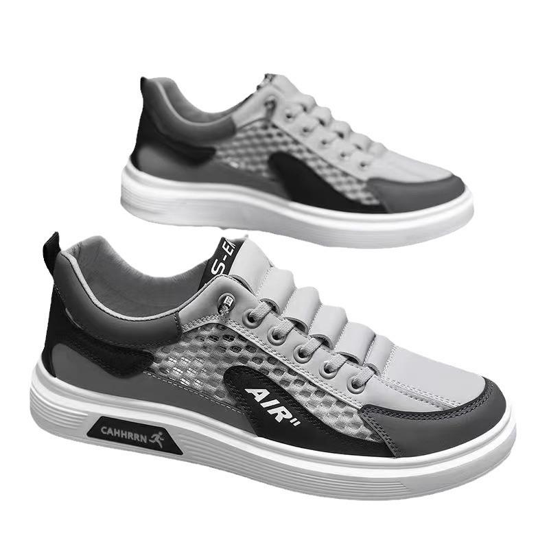 New Style of Men's Board Shoes Breathable Mesh Casual Shoes Breathable Men's Shoes Fashionable Spring and Autumn Style