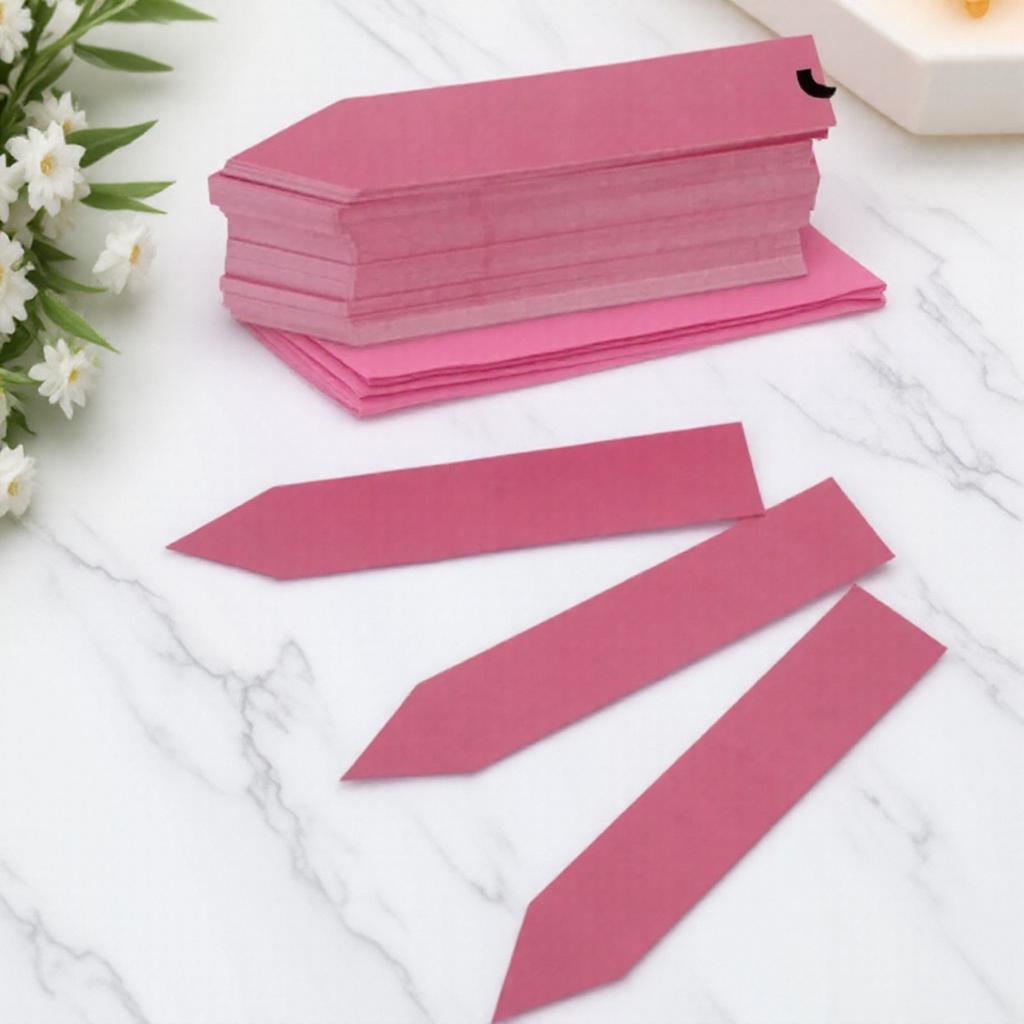 100pcs Waterproof PVC Plant Label Markers for Garden Plants Classification Sorting Sign Tags Nursery Labels
