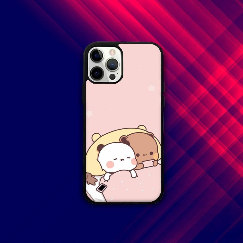 Cute Cartoon BUBU DUDU Phone Case For iPhone 16e,16,15,14,13,12,11,Plus,Pro,Max,Mini Magsafe Magnetic Wireless Charging