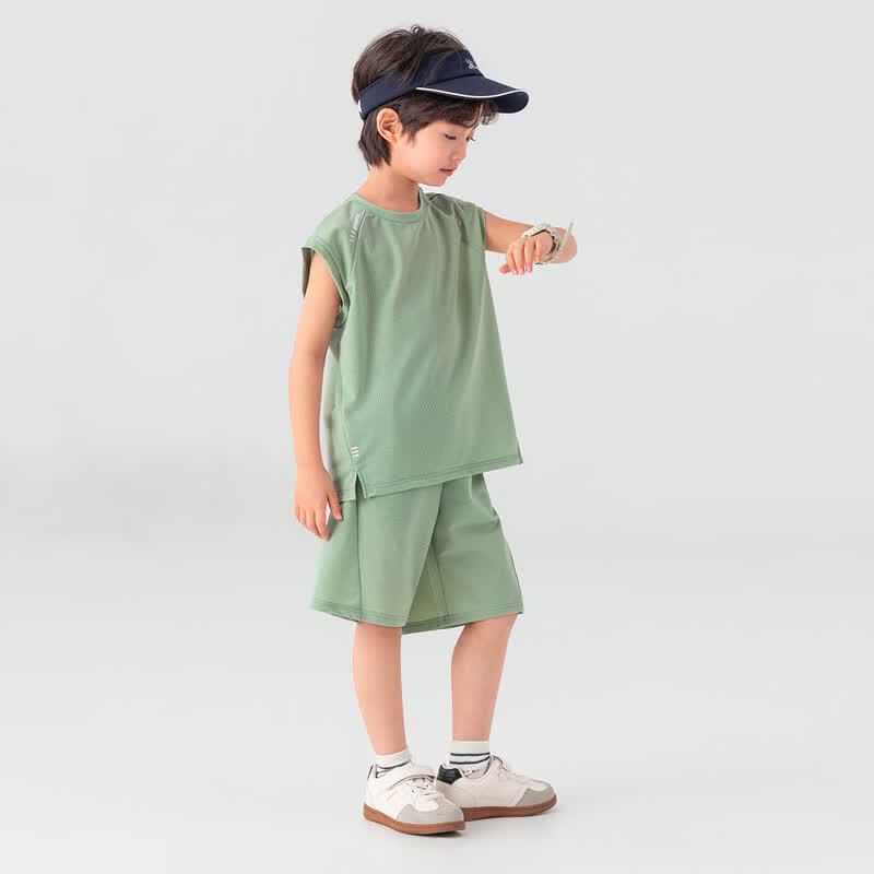 Boys' Cooling Short Sleeve & Shorts Sport Set