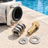 53108900 Replacement Spring Nut Hardware with Internal Threading and Coiled Positioning Structure for Pool Equipment Fastening and Repair Tasks