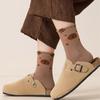 5Pairs Cartoon Capybara Print Mid-Tube Socks Breathable Soft Casual Socks Unisex Autumn Winter Coffee Keep Warm Mid-Tube Socks