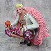 15cm Anime One Pie Figures Oka Shichibukai Donquixote Doflamingo Action Figure PVC Collection Gk Devil Fruit Statue Model Toys