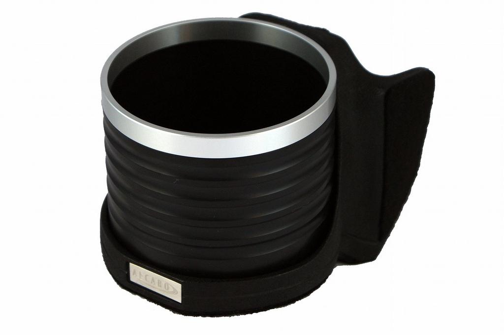 ALCABO Drink Black with Ring and for Toyota 86 and Subaru BRZ Holder, Cup, (ZN6) (ZC6), Right-Hand Drive, AL-T120BS