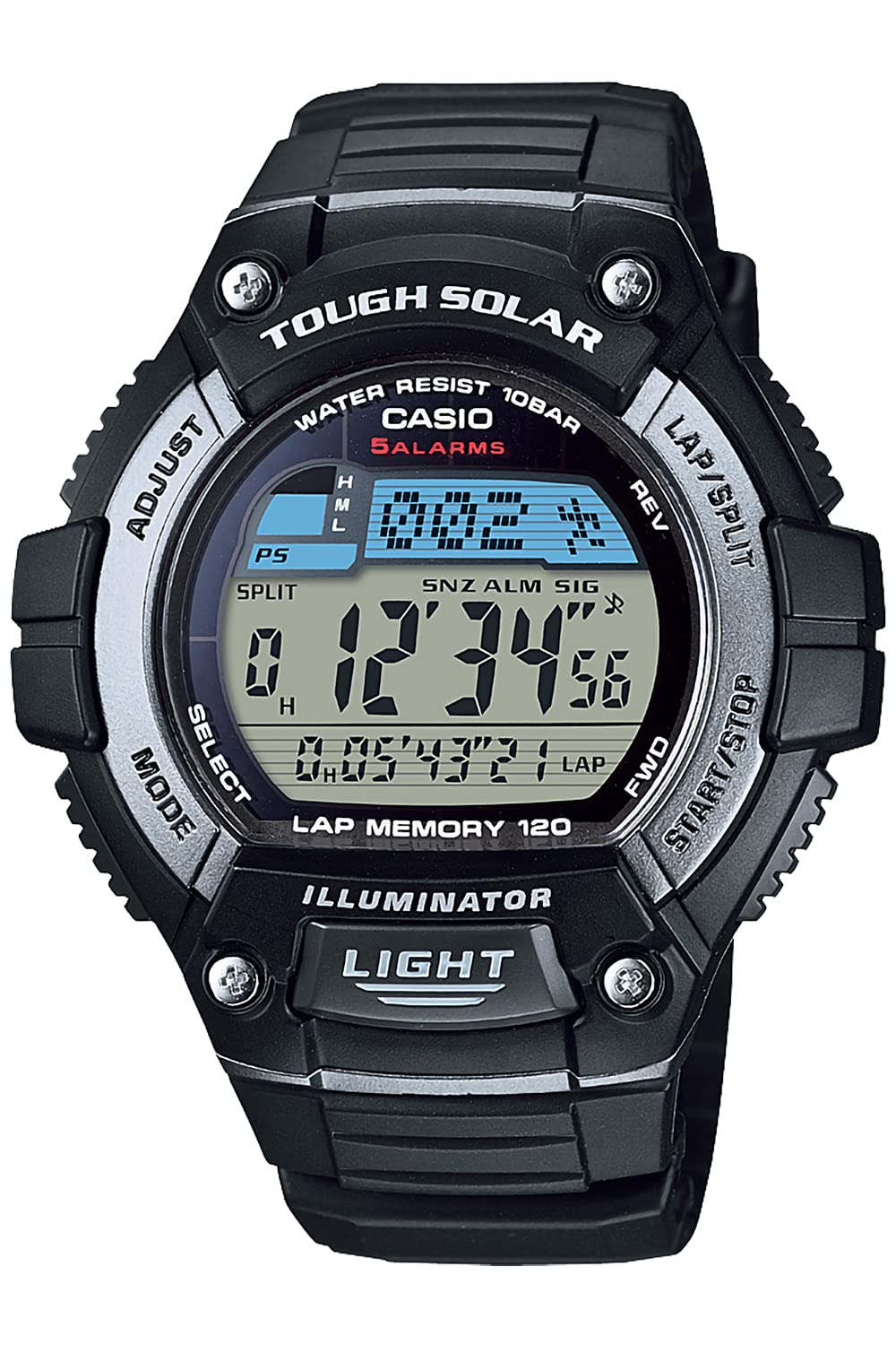 

Годинник Casio Collection Black [Casio] W-S220-1AJH чоловічий