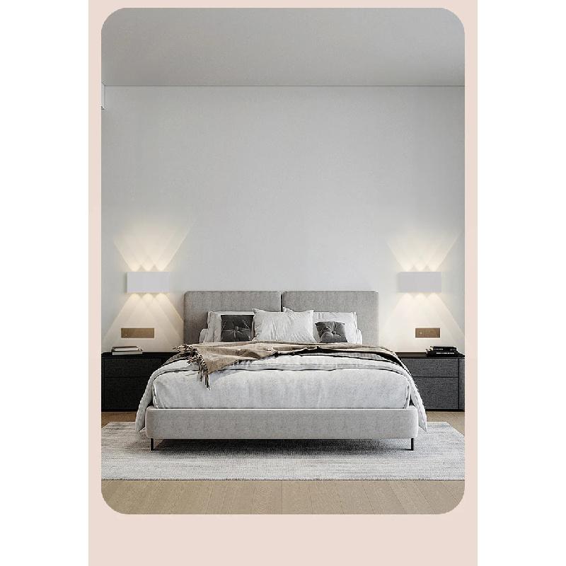 Minimally Designed LED Charging Wall Lamp 4000mAh Touch Three Color Wiring Free Indoor Decoration Bedside Corridor Bedroom Light
