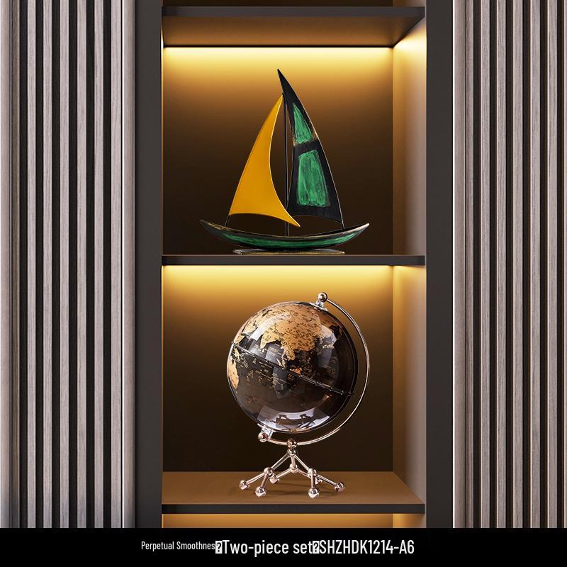 Smooth Sailing Sailboat Model: Luxury Decor for Living Room, TV Stand, or Office Table