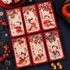 6pcs Traditional New Year Red Envelopes Cartoon Gifts Packing Bags  Wedding Birthday