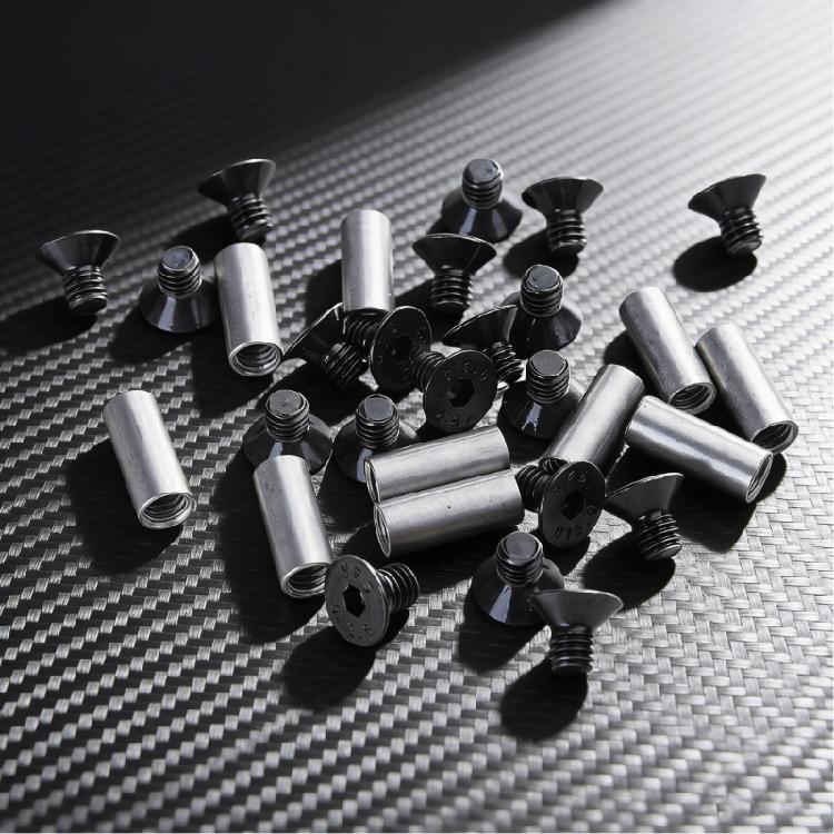 YFS Flat Hex Head Screws Fastening Screws Fastener Nut Kit for 5mm Handle Hole