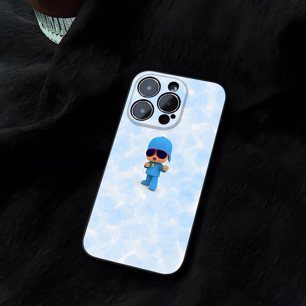 Cartoon P-Pocoyos Cute Phone Case Funda For Iphone 14 16 17 13 11 15ProMax 12 Pro Max Mini Xr Xs X 7 Plus Covers