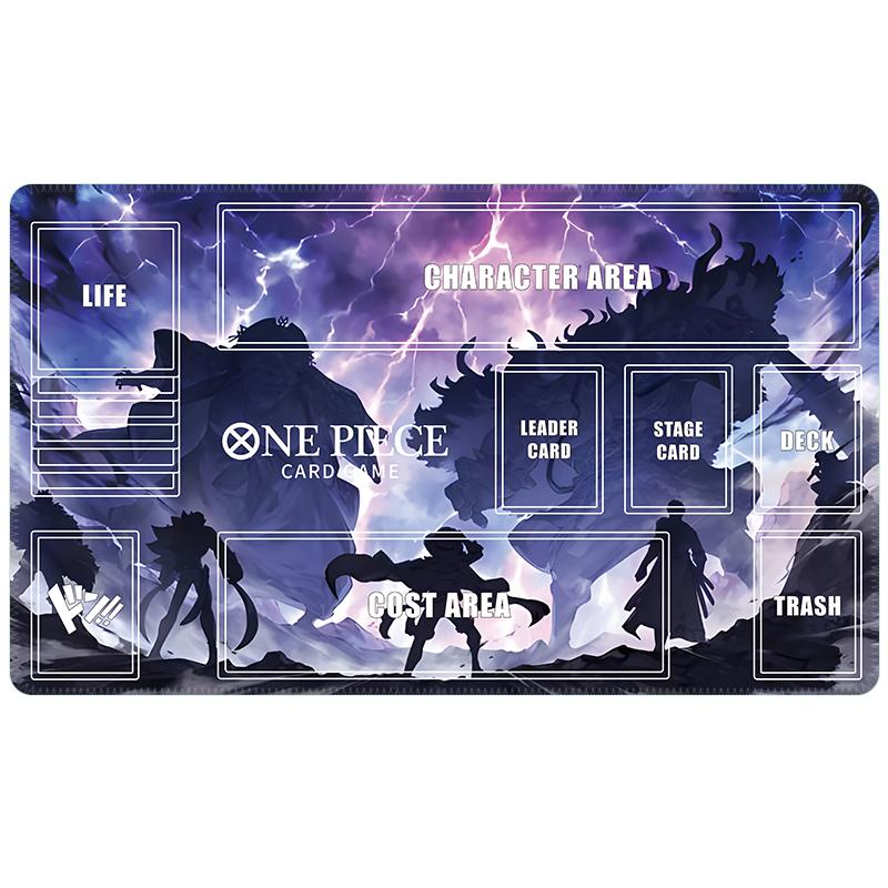 One Piece Opcg Luffy Card Battle Mat Opcg Zoro Single Player Board Game Card Battle Card Pad Gift Toys 30x80x0.2cm