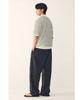 STUDIO TOMBOY [Men] Striped Collared Neck Short Sleeve Knit_Ivory 91M6252221