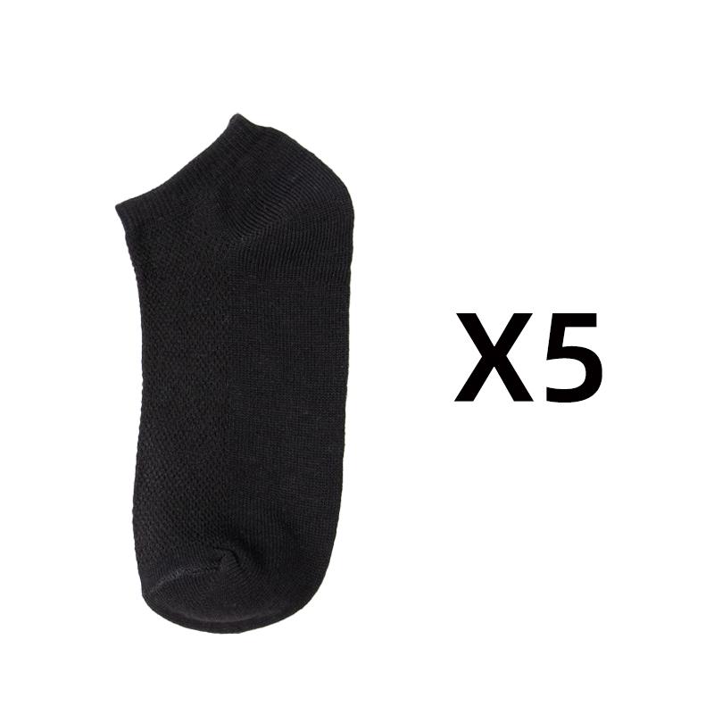 5/10Pairs Women Socks Breathable Sports Socks Solid Color Boat Socks Comfortable Soft Cotton Unisex Ankle Socks