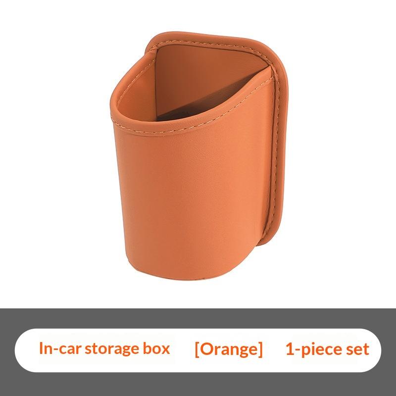 Leather Car Door Storage Box Waterproof Drink Holder Storage Bag Multifunctional Vehicle Door Pocket Organizer For Car Accessory