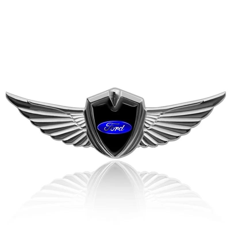 

Новая автомобильная наклейка 2026 Ford Новая 2025 Горячая 1 шт. Новый значок автомобиля Металлические крылья Наклейка для украшения кузова Для Ford Focus 2 3 Mondeo Fiesta Ku For Ford