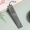 Wooden Book Clip Chinese Style Carving Mahogany Retro Wooden Bookmark  Students Gift