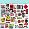 Classic Rock Band Stickers For Diy Graffiti Waterproof And Traceless 100pcs