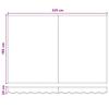 Manual Awning Frame with LEDs Taupe 3.5 X 2 M