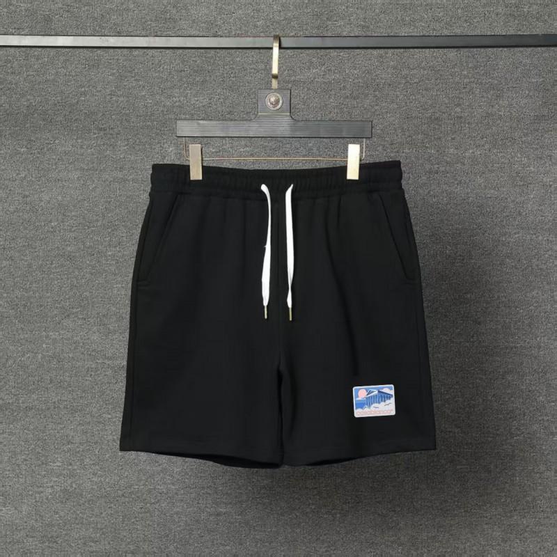 Mens Casual Shorts Cotton Blend Loose Fit Printed Short Pants Men Women