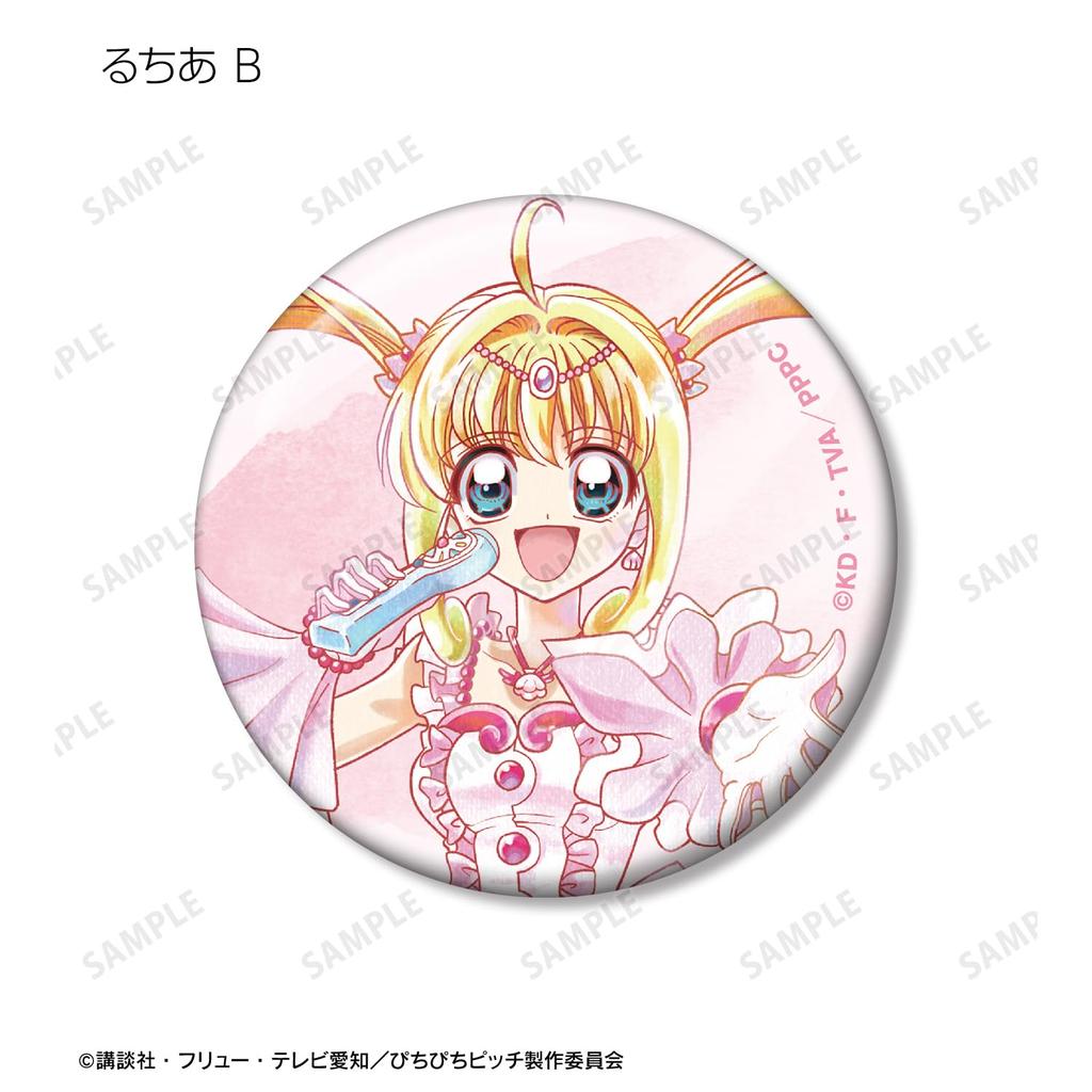 Pichi Pichi Anime Original Illustration 20th Anniversary Trading Ani Art aqua label Can Badge Box of 9 "Michi Pitch" Ver.