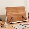 Multi-Position Support Wooden Reading Stand Foldable Cookbook Bracket Book Holder Tray  Note-taking