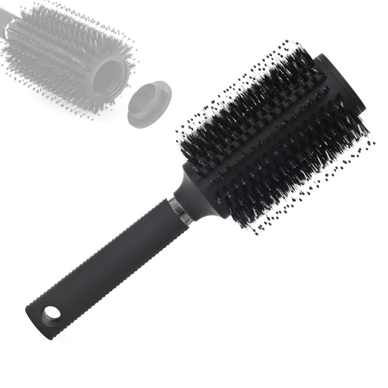 Multipurpose Hair Brush With Secret Storage Space For Home And Travel Use Tames Enhances