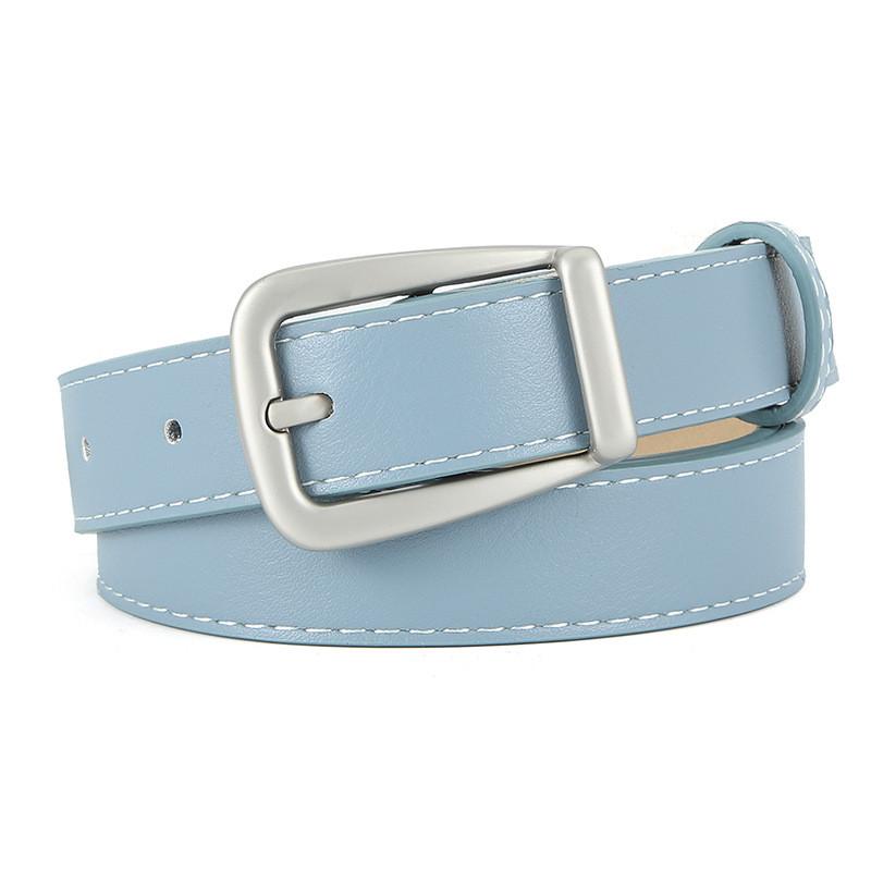 Fashionable 2024 Spring Women's Pu Leather Adjustable Pin Buckle Waist Belt Collection