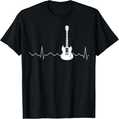 SG Electric Guitar Heartbeat Shirt T-Shirt