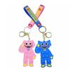 High-quality Poppy Playtime Huggy Wuggy Figures Keychain Pendant For Anime Lovers