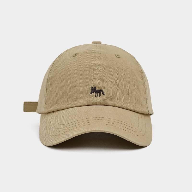 

Shaped Fox Simple Embroidered Solid Color Neutral Casual Baseball Cap Hat Sun