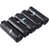 Deli 9588 Medium Black Flat-Bottom Garbage Bags