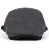 1Piece Men Herringbone Beret Outdoor Adjustable Sunscreen Leisure Hat Spring Autumn Travel Tourism Beach Vacation