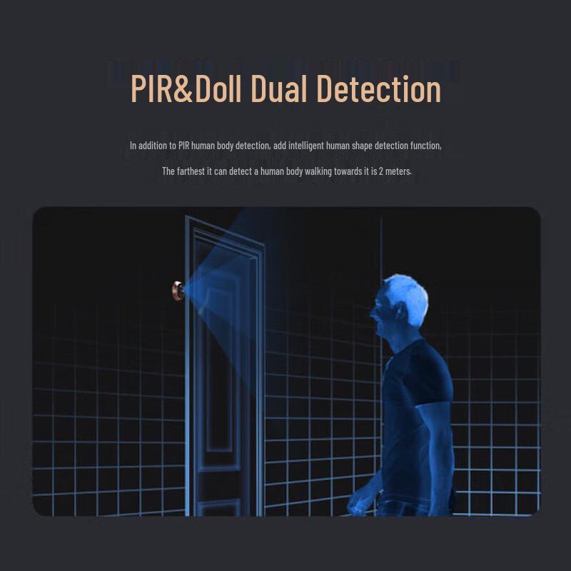 Ezviz DP2S Smart Video Door Peephole with 256GB Card (CN version)