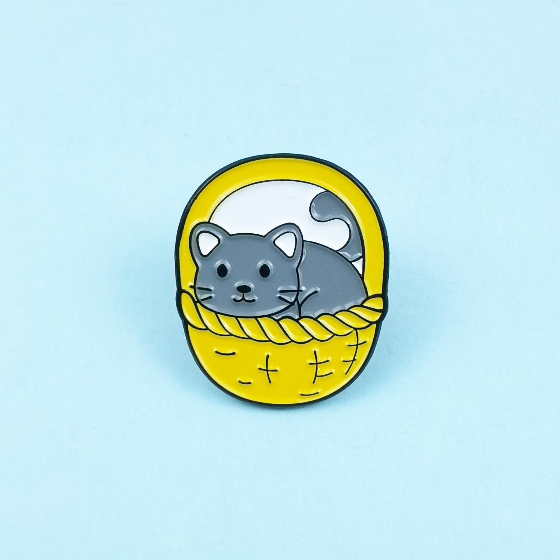 

Креативна сплавна брошка Креативні аксесуари Значок One Size жовтий