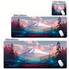 Sunset Landscape Mouse Pad Scenery Nature Mousepad XXL Natural Rubber Desk Mat Fabric Non Slip Rubber Base Desktop Mausepads