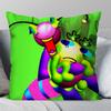 B-Bugbo Cartoon Cute Pillow Case Square Pillow Bedroom Sofa Leisure Comfort Cushion Car Living Room Home Decoration 40X40