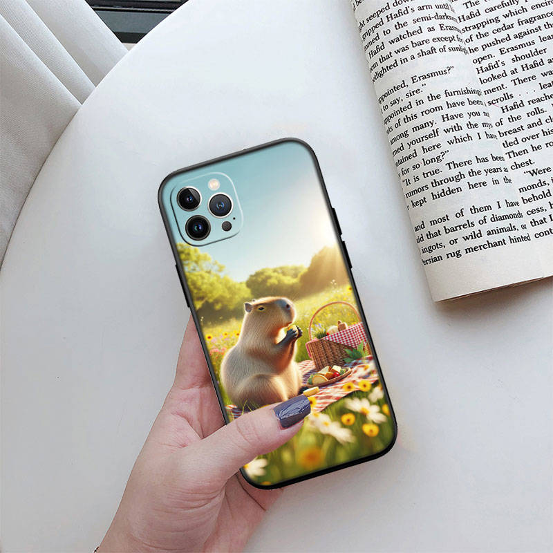 IR4 Capybara Cute Shell for Samsung Note 20 10 S25 Plus Ultra Lite A51 A52 A53 A71 A72 A73 M20 M30 M21 M31 M51 A11 A70 A56 A26