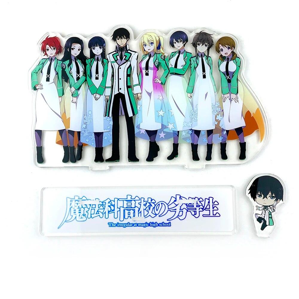 BIG SIZE Mahouka Koukou no Rettousei Tatsuya Miyuki Mayumi Erika Shizuku Honoka acrylic stand standee toy figure