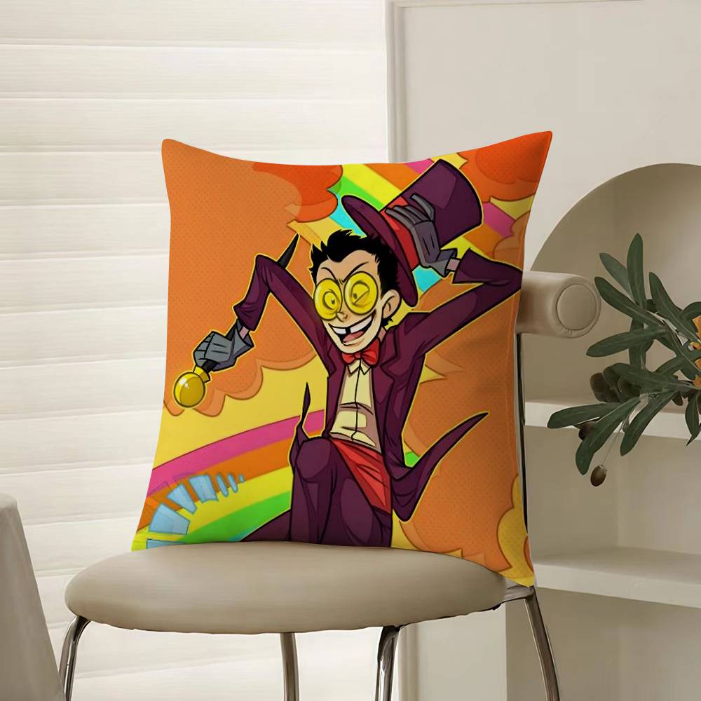 Coole Cartoon S-Superjail Kissenbezug Komfort Sofa Bett Seidig elegant Verdeckter Reißverschluss Dekorative Kissenhülle