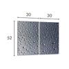 Glass Protective Stovetop Panel 2x30x52 Drops