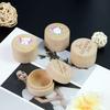 New Solid Wood Baby Tooth Box Children's Tooth And Fetal Hair Storage Box Round Tooth Fairy Teeth Replacement Storage Box
