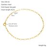 Hot Selling High Quality Fine Cuban Necklace Exquisite Geometric Paper Clip Chain Cool Versatile Trendy Jewelry