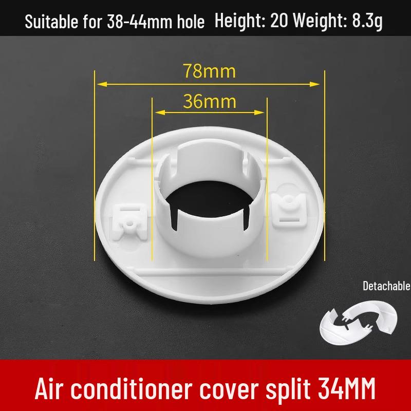 

Air Conditioner Pipe Cover: Decorative Plug to Conceal Split AC Holes