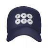 Washed Unisexs Baseball Cap Sanada Trucker Snapback Caps Dad Hat Japanese Clan Crest Logo Golf Hats