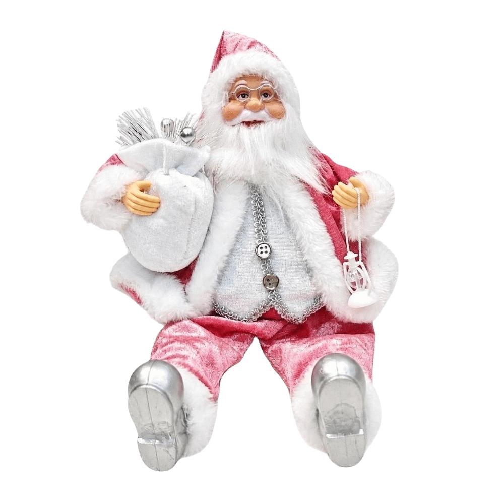 Figurine Santa Claus Doll Toy 12 Inch Christmas Decorations Gift For Friends