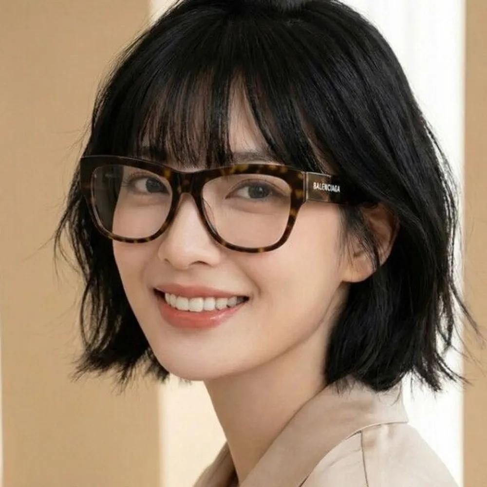 

[Balenciaga] Eyeglass Frames BB0309O 002 Horn-rimmed Square Havana Fashion