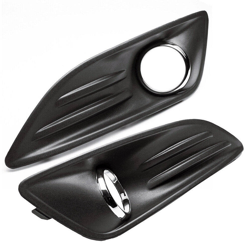 2x Främre stötfångare Dimljus Lampa Dekor Kåpa Ram För FORD FIESTA MK7 2013-2017