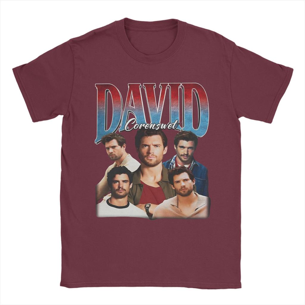 David Corenswet Collage T Shirts for Unisex Pure Cotton Leisure TShirts Round Neck  Tees Short Sleeve Clothing Gift Idea