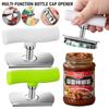 Can Opener Adjustable Stainless Steel Non-Slip Multifunction Manual Jar Bottle Bottle Lid Opener Gadget Home Gadgets Accessories
